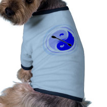 Yin-Yang Double Blade Dog T-shirt