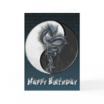 Yin Yang Dragon Card