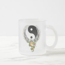 Yin Yang Dragon Gift Coffee Mugs