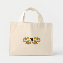 Yin Yang Dragon Gift Tote Bag