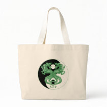 Yin Yang Dragons 4 Canvas Bags
