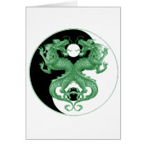 Yin Yang Dragons 4 Card