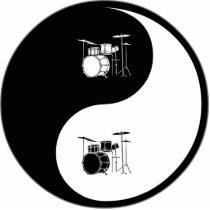Yin Yang Drums Cut Outs