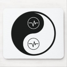 Yin Yang EEG Mouse Pads
