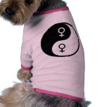 Yin Yang Feminism pet clothing