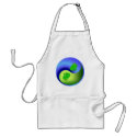 Yin Yang Frog aprons