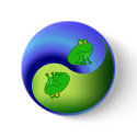 Yin Yang Frog buttons