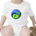 Yin Yang Frog t-shirts