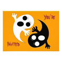 Yin Yang Ghosts Personalized Announcement