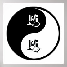 Yin Yang Grad School Print