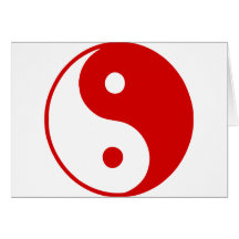Yin Yang Greeting Cards