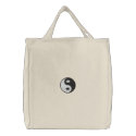Yin Yang Hand Prints Embroidered Bag embroidered bags