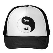 Yin Yang Horse Hat