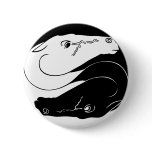 Yin Yang Horse Pin