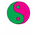 Yin Yang (in green & magenta) T-Shirt