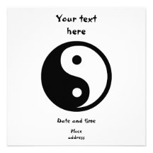 Yin Yang Invitations