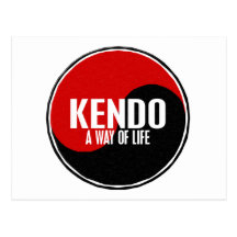 Yin Yang Kendo Post Cards