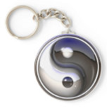 Yin/yang keychain