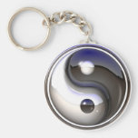 Yin/yang keychain