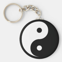 Yin Yang Keychain