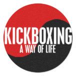Yin Yang Kickboxing 1 stickers