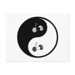 Yin Yang Knitting postcards