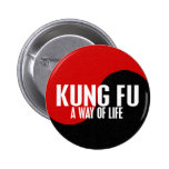 Yin Yang Kung Fu 1 Pinback Button