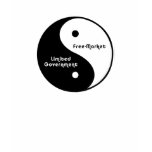 yin yang ladies T t-shirts