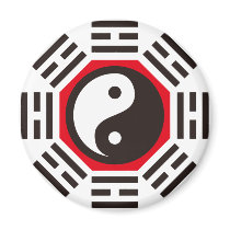 YIN & YANG REFRIGERATOR MAGNET