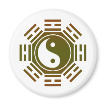 YIN & YANG REFRIGERATOR MAGNET