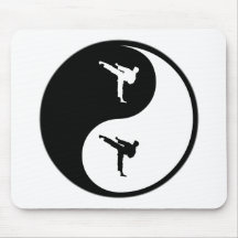 Yin Yang Martial Arts Mouse Pads