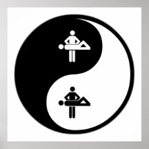 Yin Yang Massage Poster