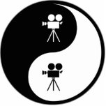 Yin Yang Operating a Camera photo sculptures