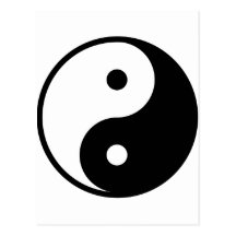 Yin Yang Postcard