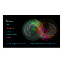 Yin Yang Profile Card Business Card Templates
