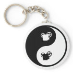 Yin Yang Projection keychains
