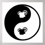 Yin Yang Projection Posters