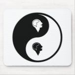 Yin Yang Psychology Mouse Pads