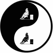 Yin Yang Rodeo Photo Cut Out