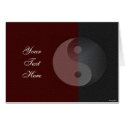 Yin Yang Sandstone Card