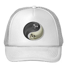 Yin Yang Skulls Hats