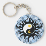 Yin Yang Sun & Moon Keychains