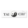 YIN & YANG SYMBOL BUMPER STICKER