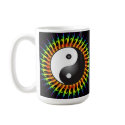 Yin Yang Symbol & Spiral: Coffee Mug