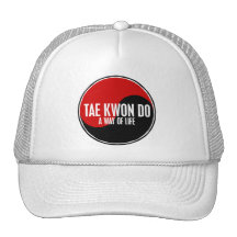 Yin Yang Tae Kwon Do 1 Mesh Hats