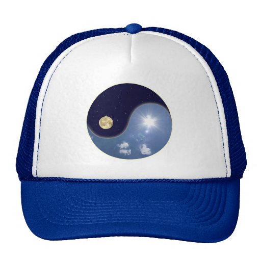 yin yang trucker hat