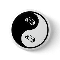 Yin Yang Trucks Pin