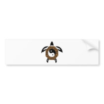 yin-yang-turtle bumper sticker