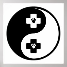 Yin Yang Veterinary Medicine Posters