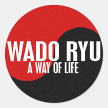 Yin Yang Wado Ryu 1 Round Stickers